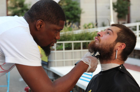 This man gives the homeless free haircuts — so someone gave him a barbershop