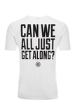 Bold Statement Men's cotton T-Shirt (White)